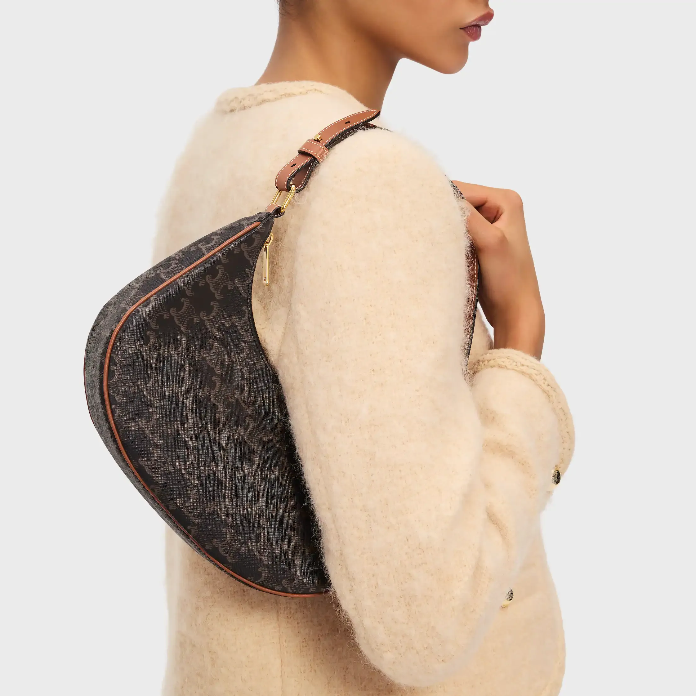 Bolso Ava IN Triomphe Canvas y piel de becerro