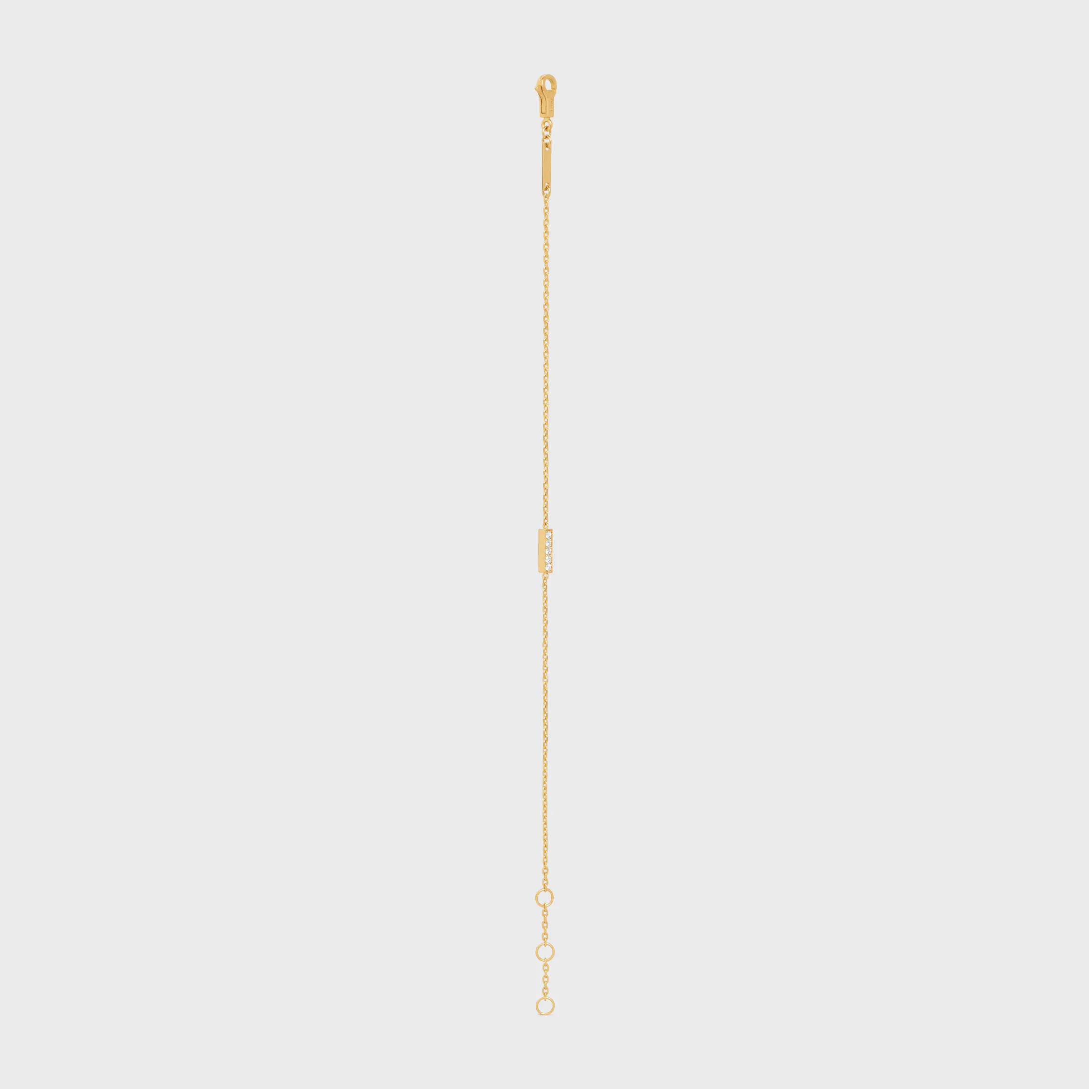 Pulsera Celine Line en Oro Amarillo y Diamantes