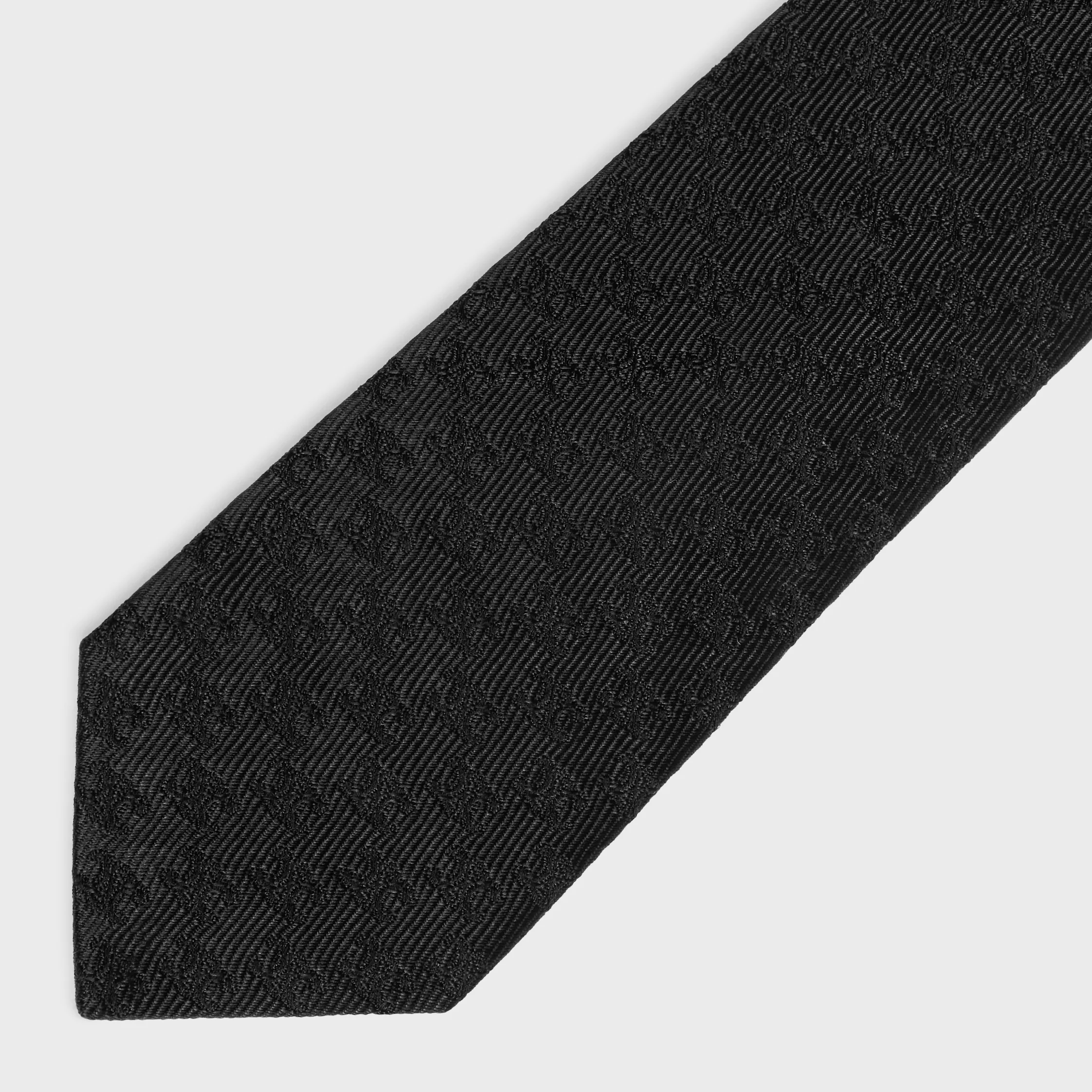 corbata IN mini triomphe de seda jacquard