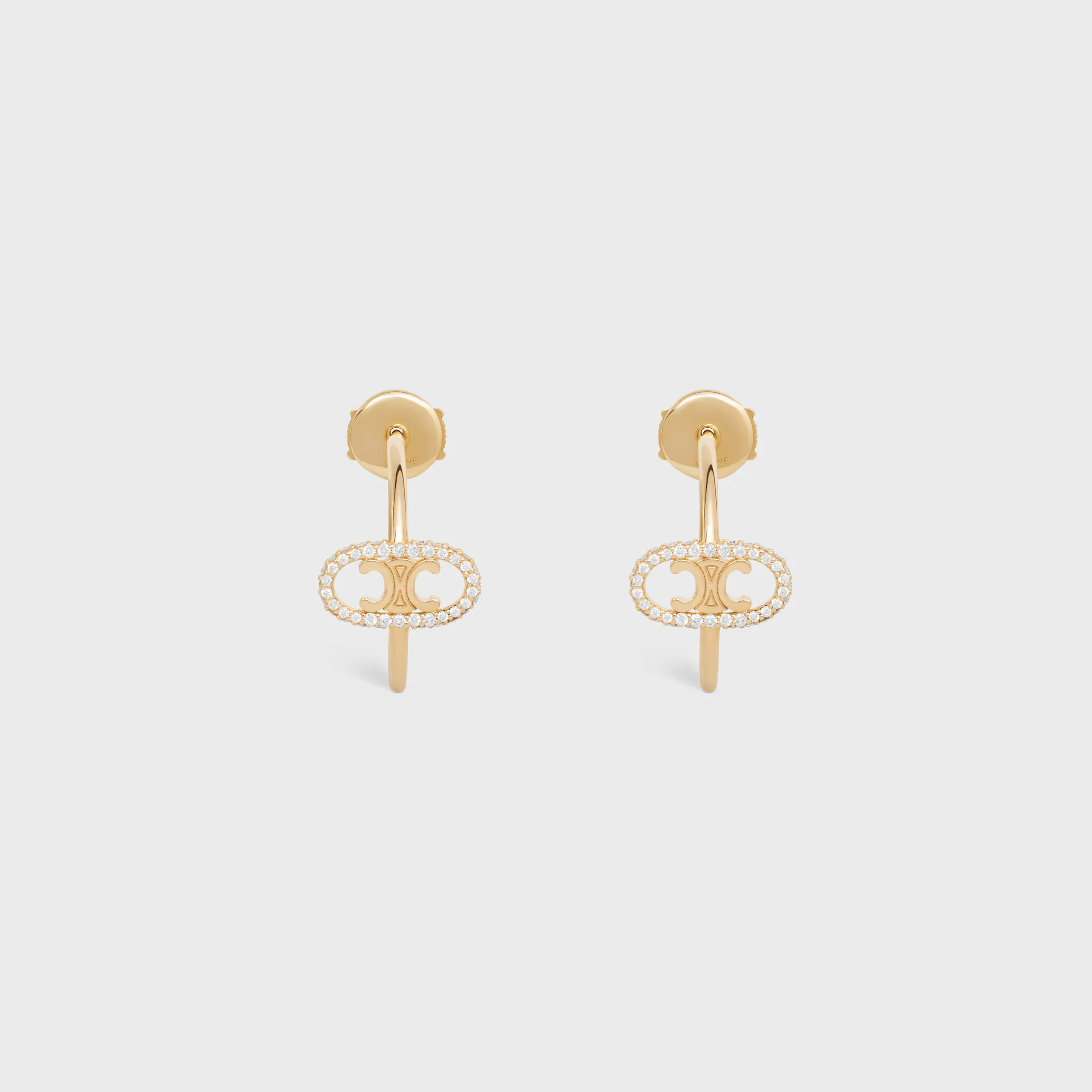Aros Maillon Triomphe en oro amarillo y diamantes