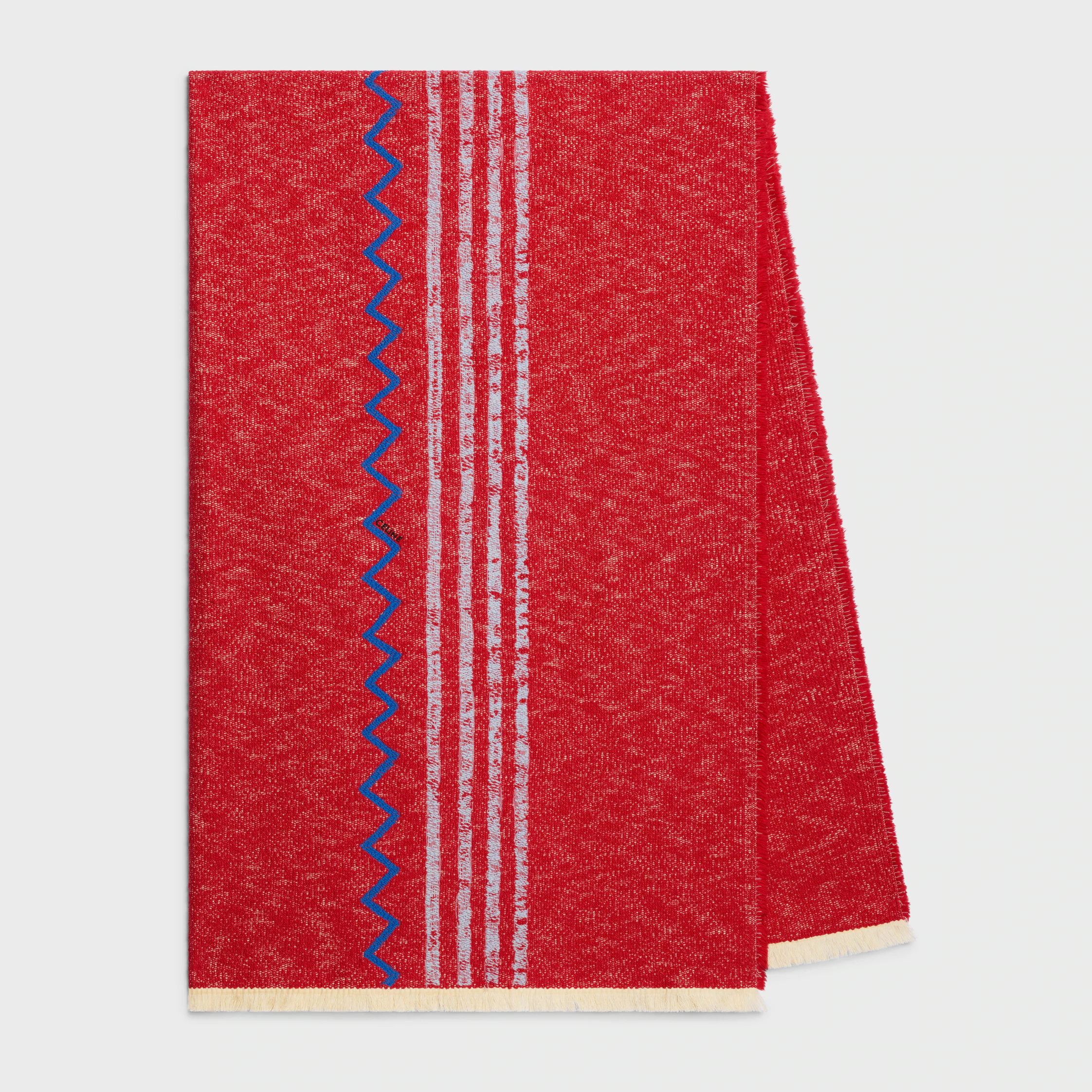 foulard IN de algodón bordado