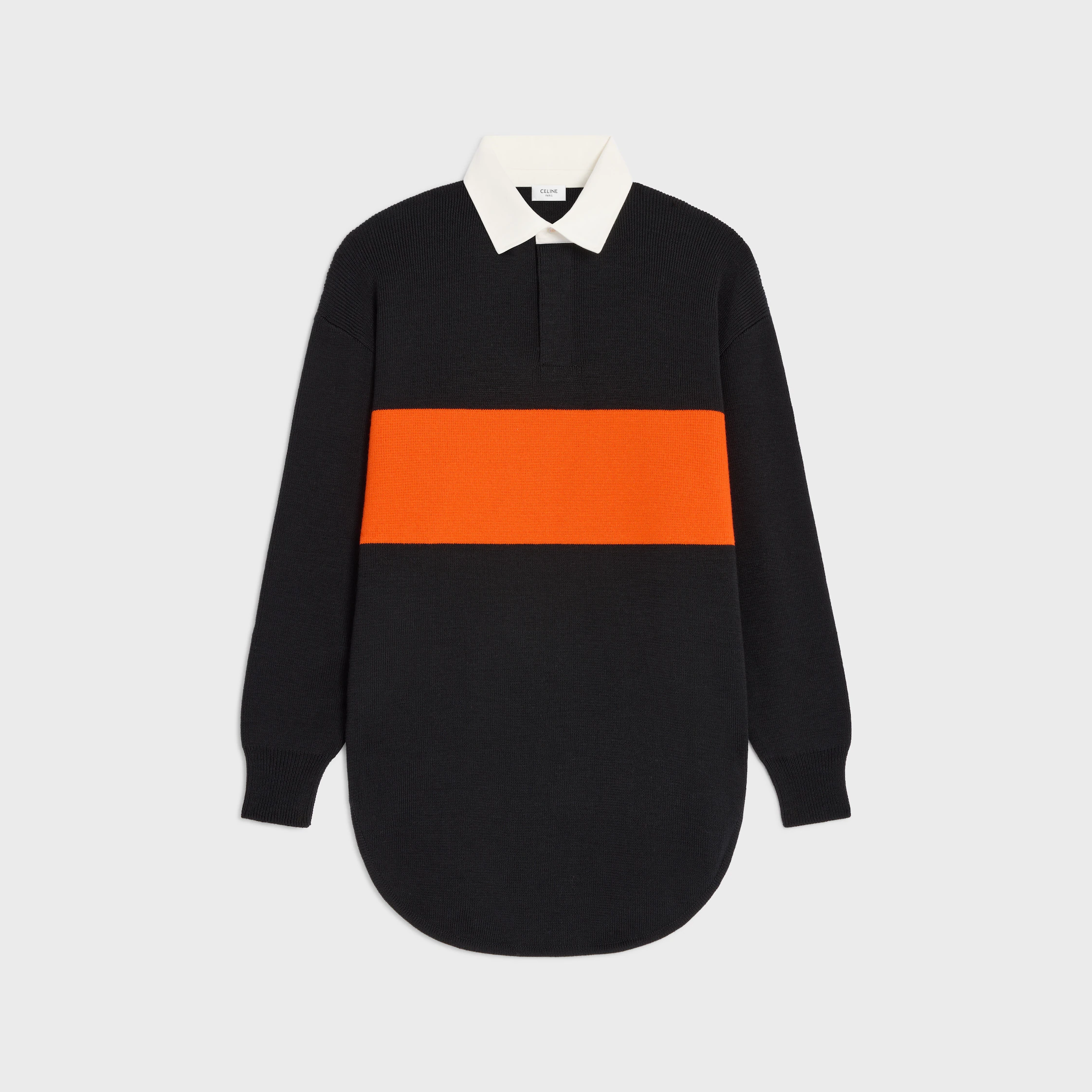 jersey de polo oversize en lana