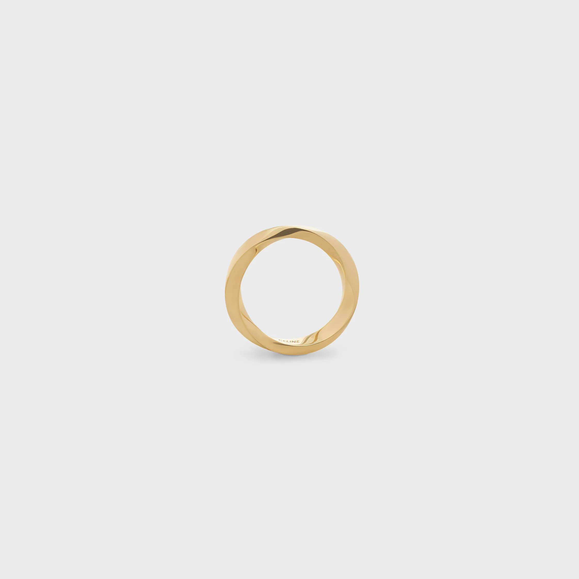 Anillo de torsión en oro amarillo