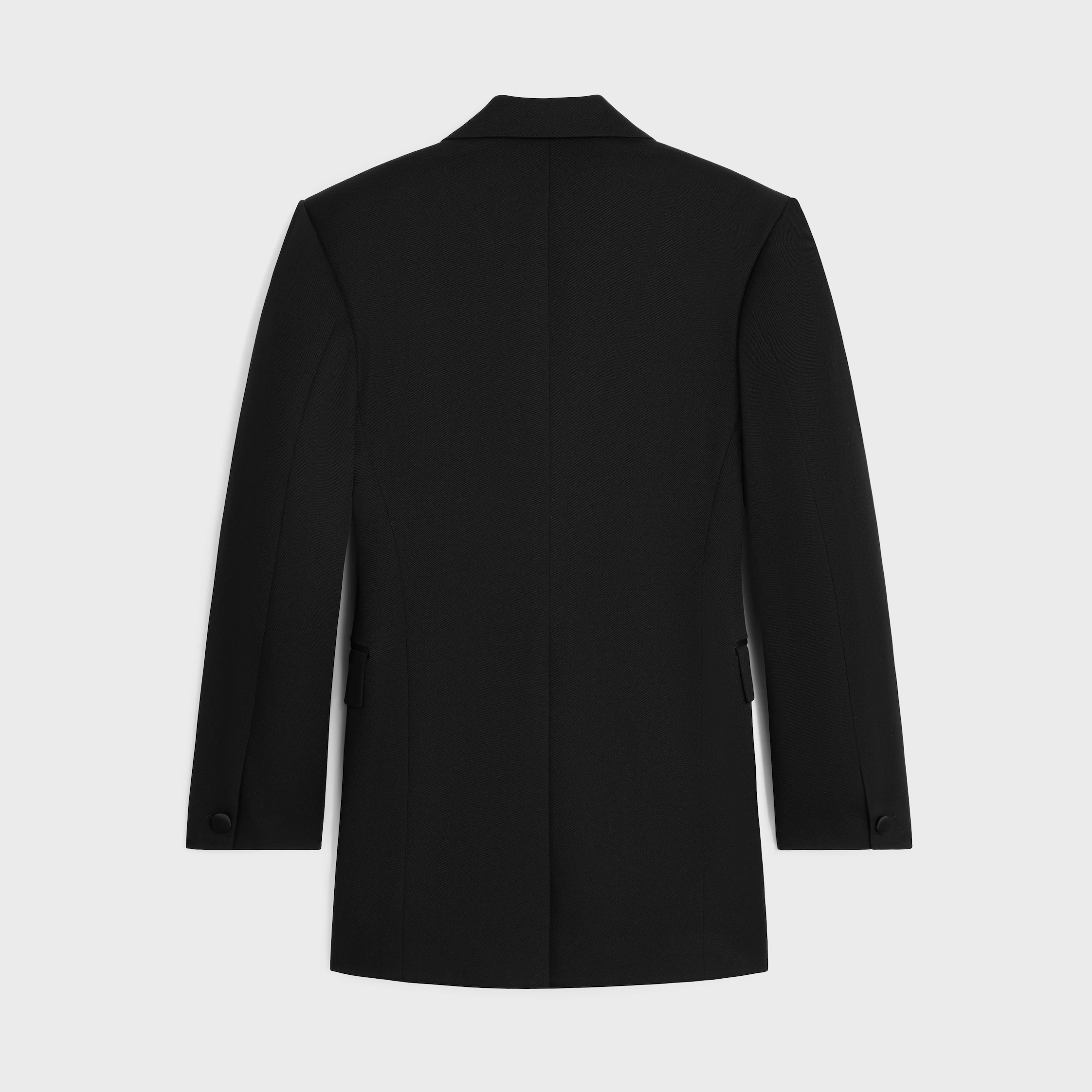 CHAQUETA COLONNE TUX EN gabardina de lana y mohair