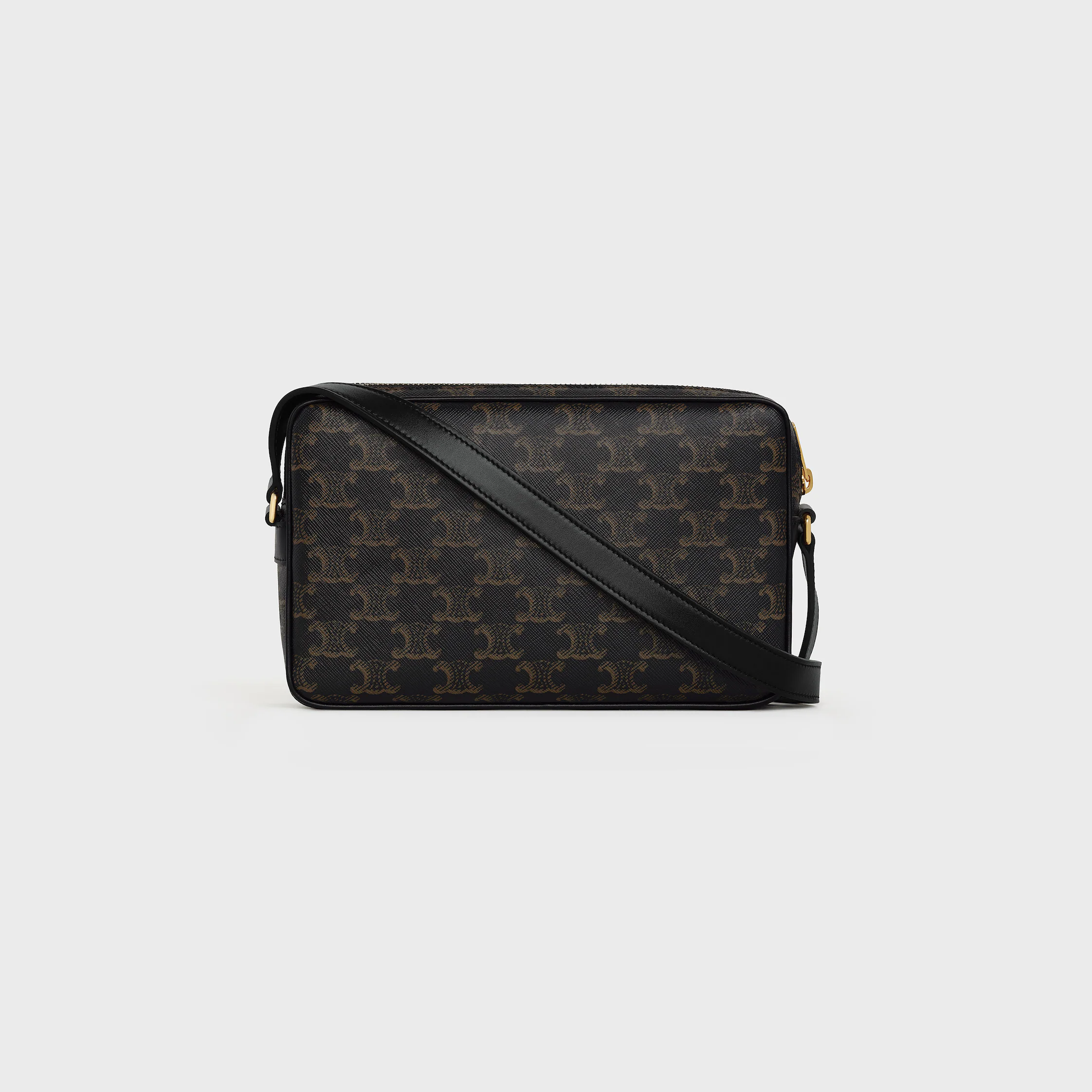 BOLSO MEDIANO MENSAJERO EN TELA TRIOMPHE CON ESTAMPADO CELINE