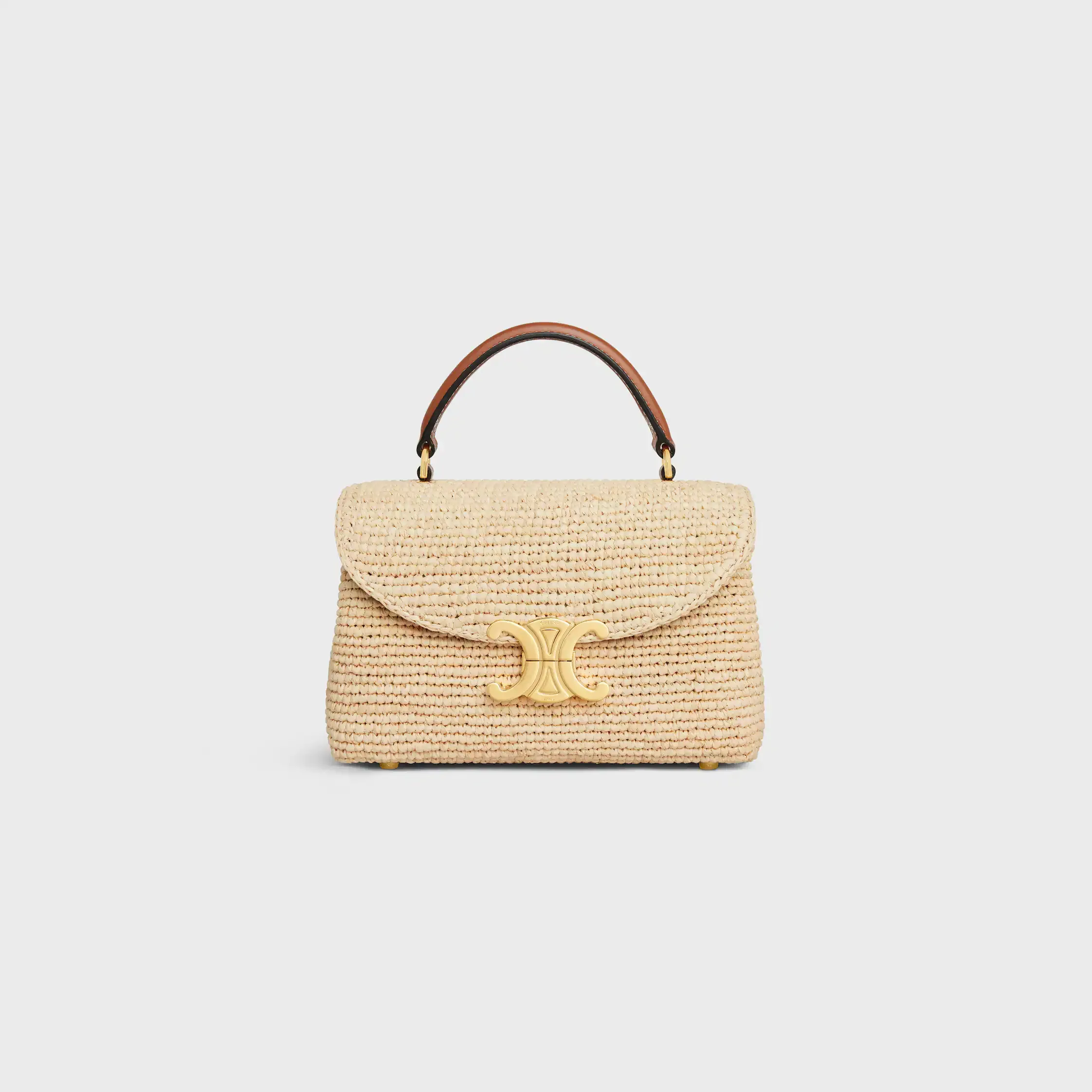 BOLSO TEEN NINO EN RATTAN Y CUERO DE TERNERA