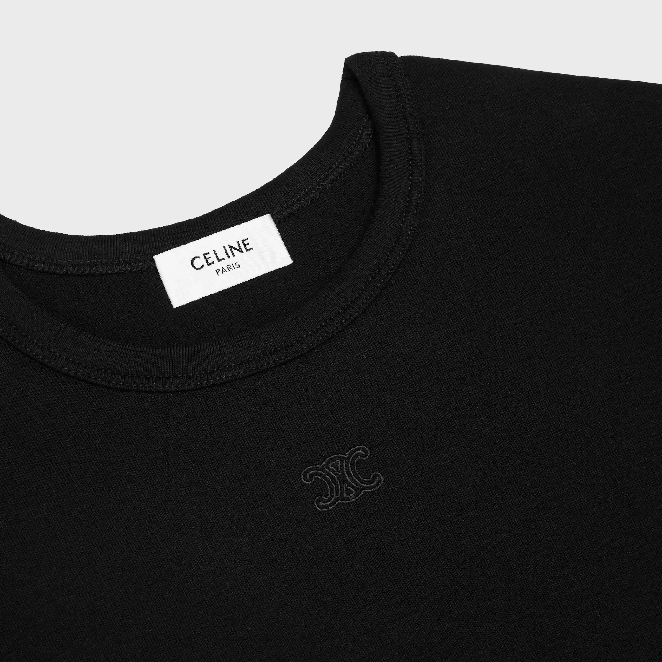 camiseta de manga larga triomphe en punto de algodón