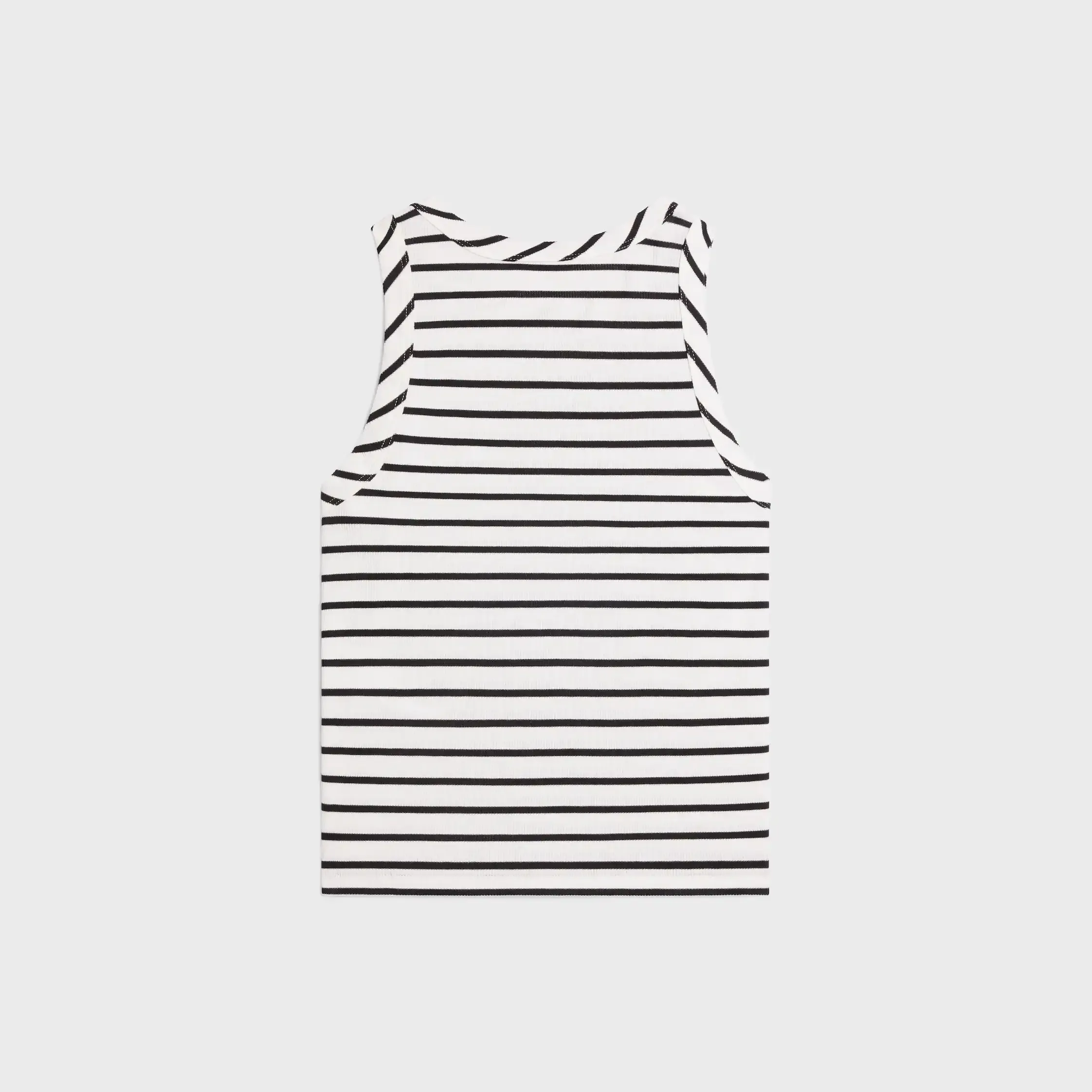 top tank triomphe en seda estampado