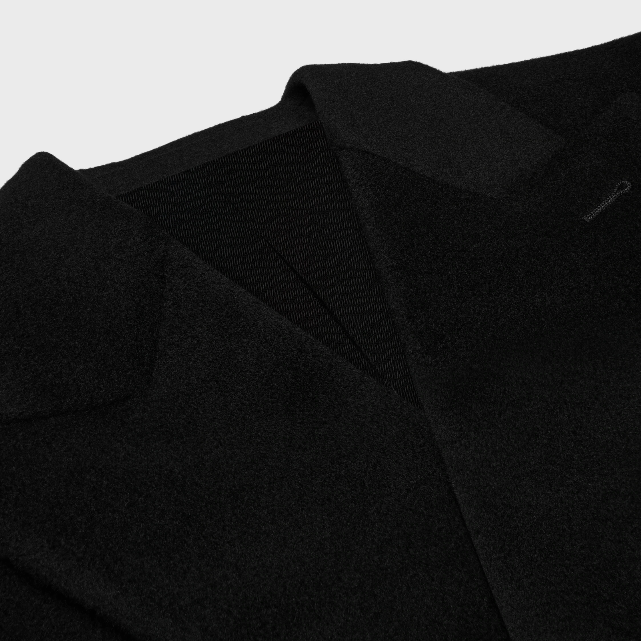 chaqueta columna en tejido de lana