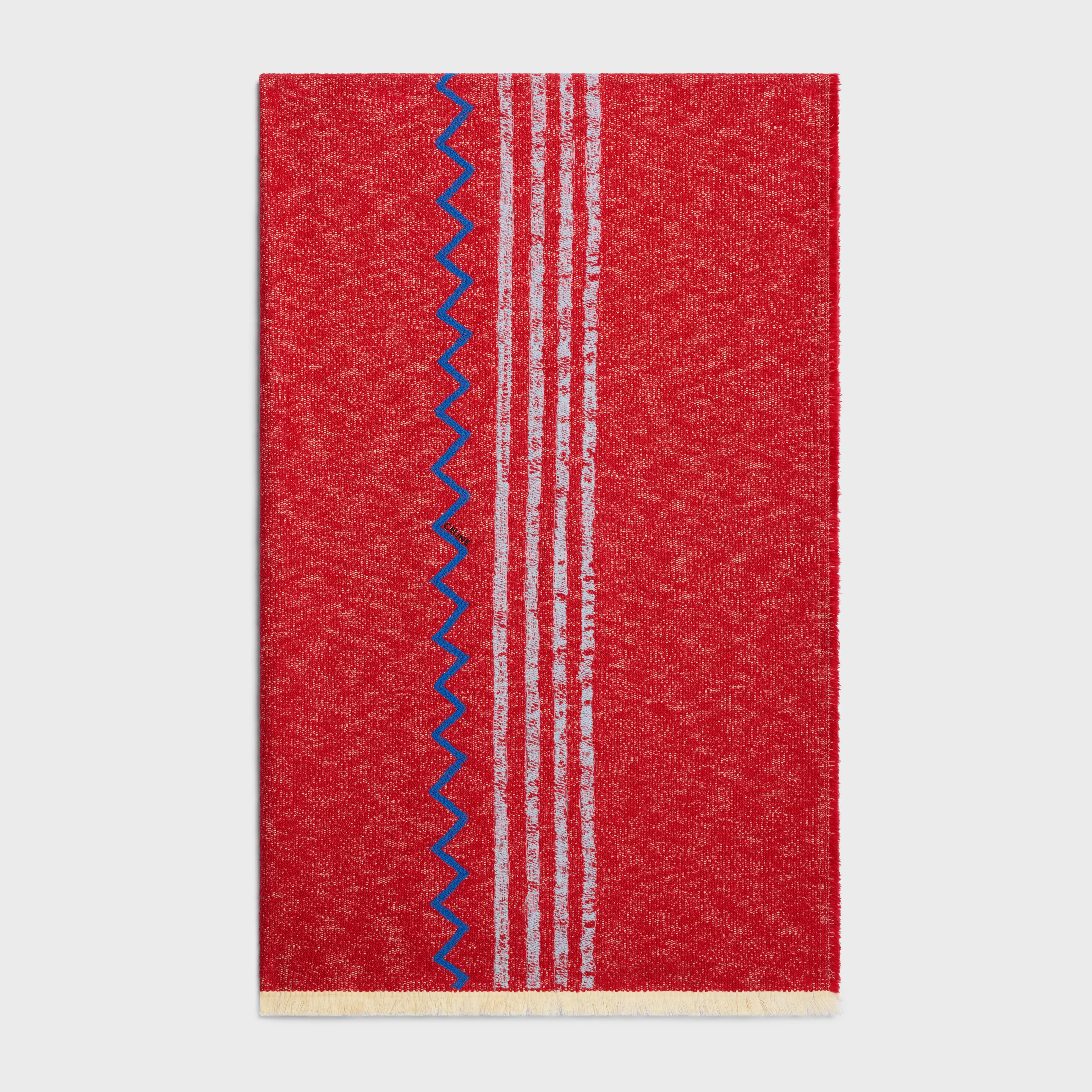 foulard IN de algodón bordado