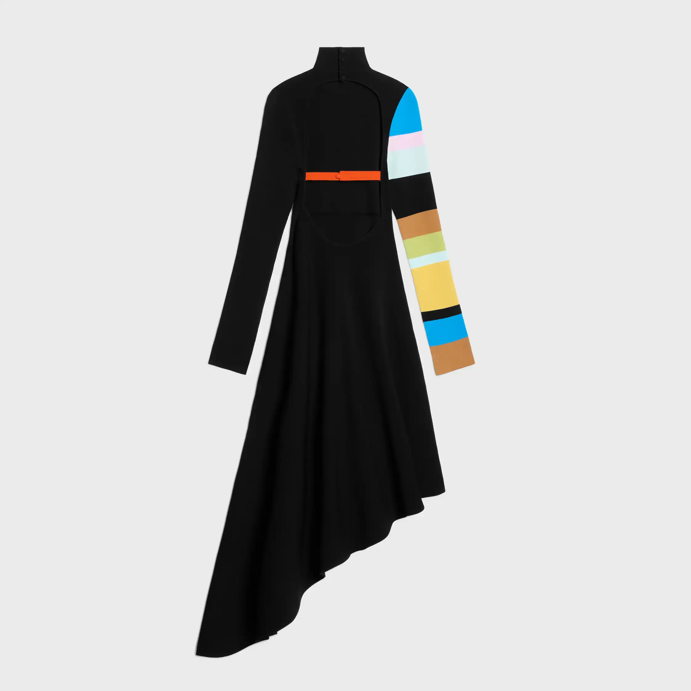 vestido IN de viscosa doble cara