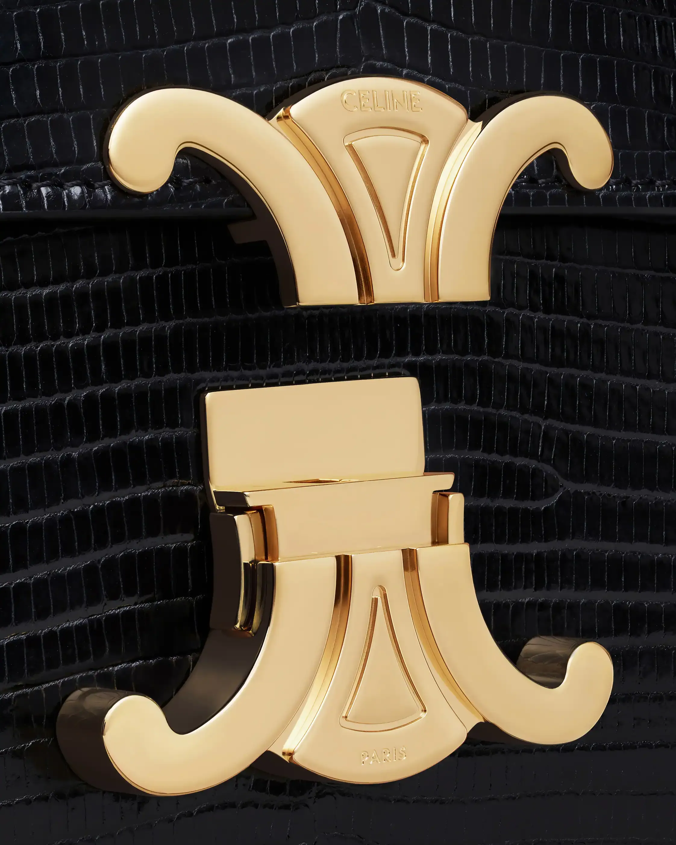 Bolso Teen Triomphe en piel de lagarto