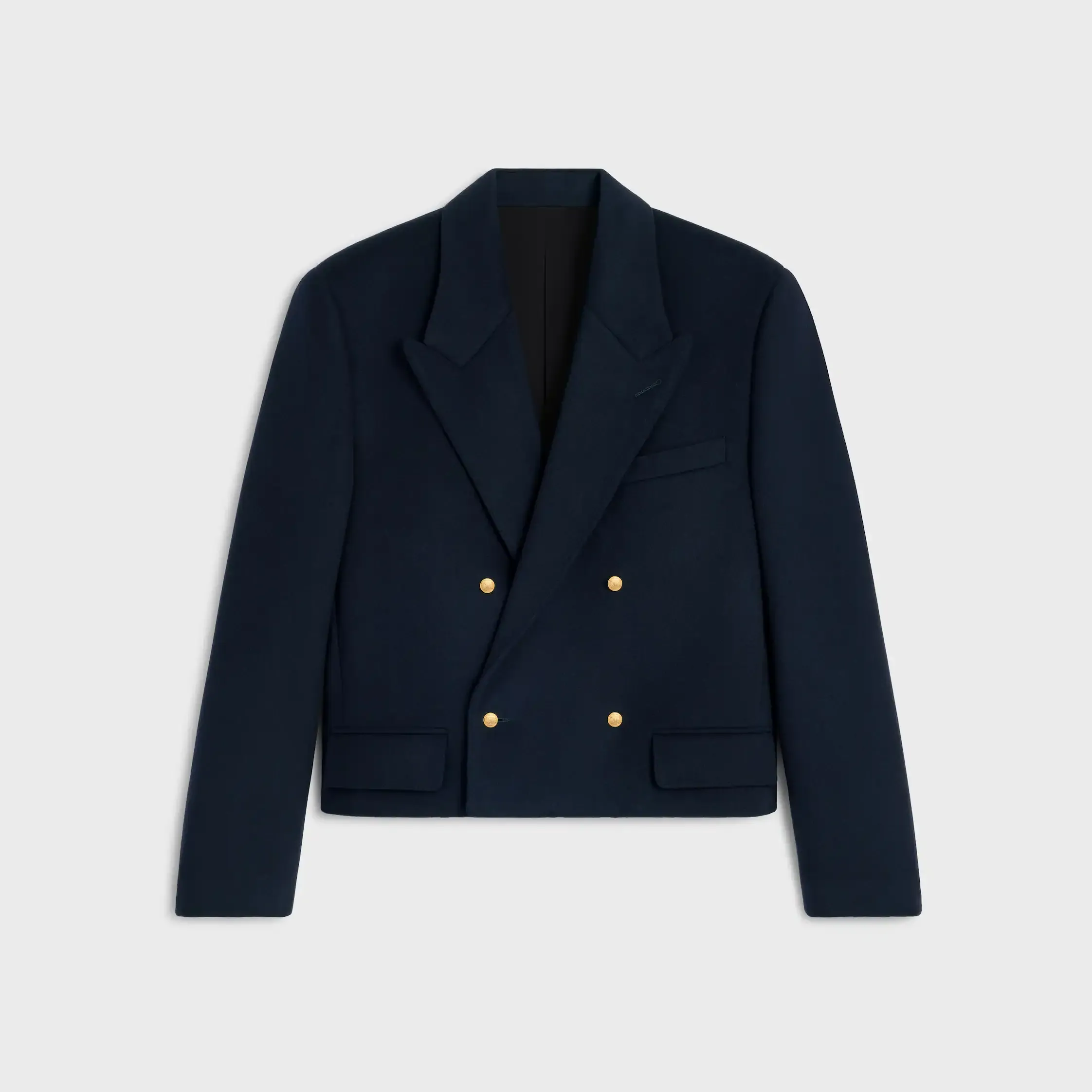 blazer EN TELA DE LANA DE CÁMARA