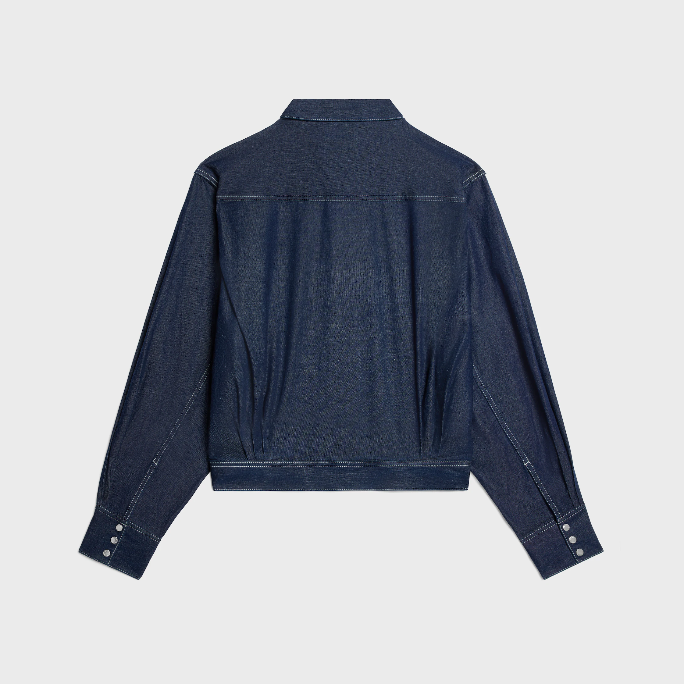 CAMISA DE DENIM DE ALGODÓN