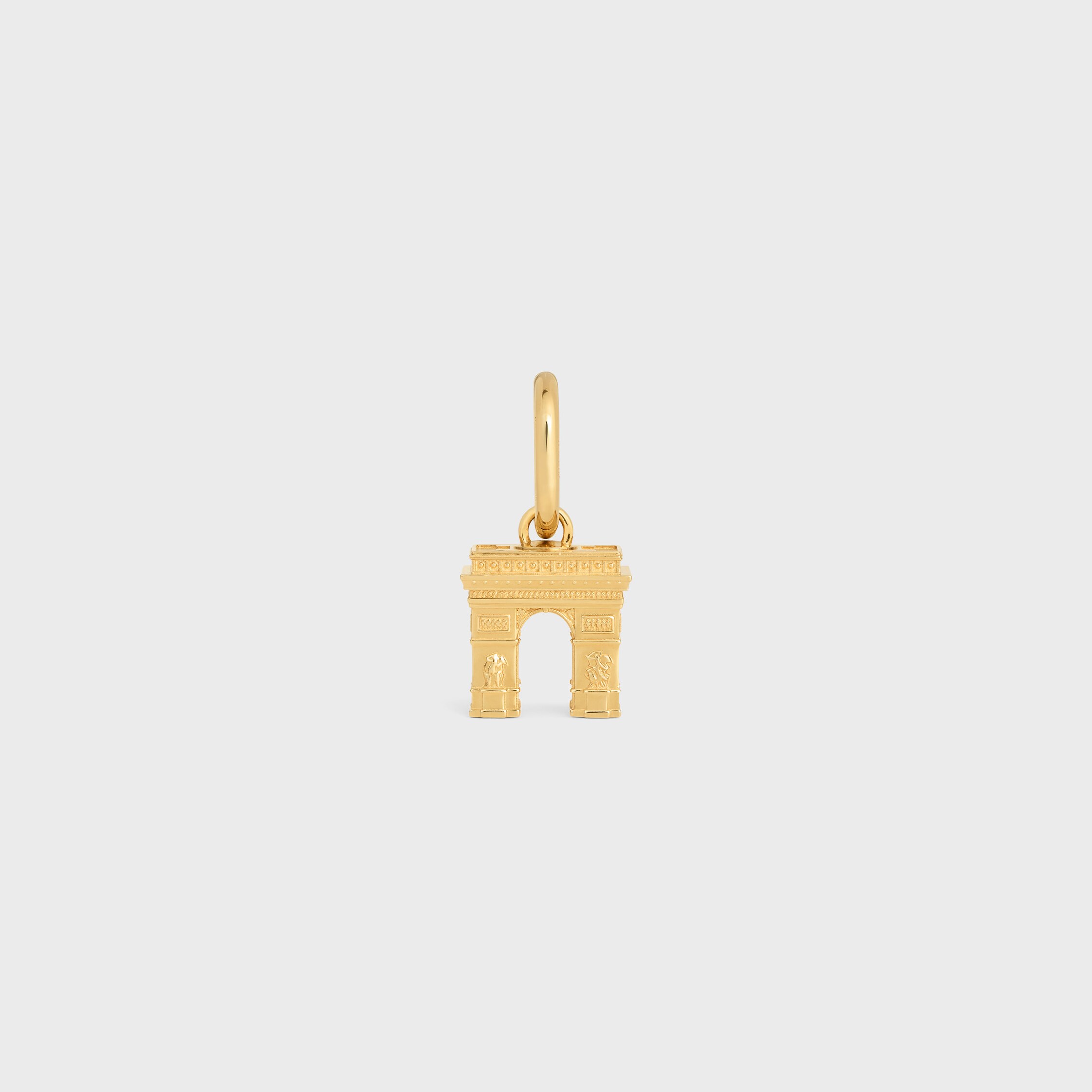 CHARMS ARC DE TRIOMPHE EN LATÓN CON ACABADO EN ORO