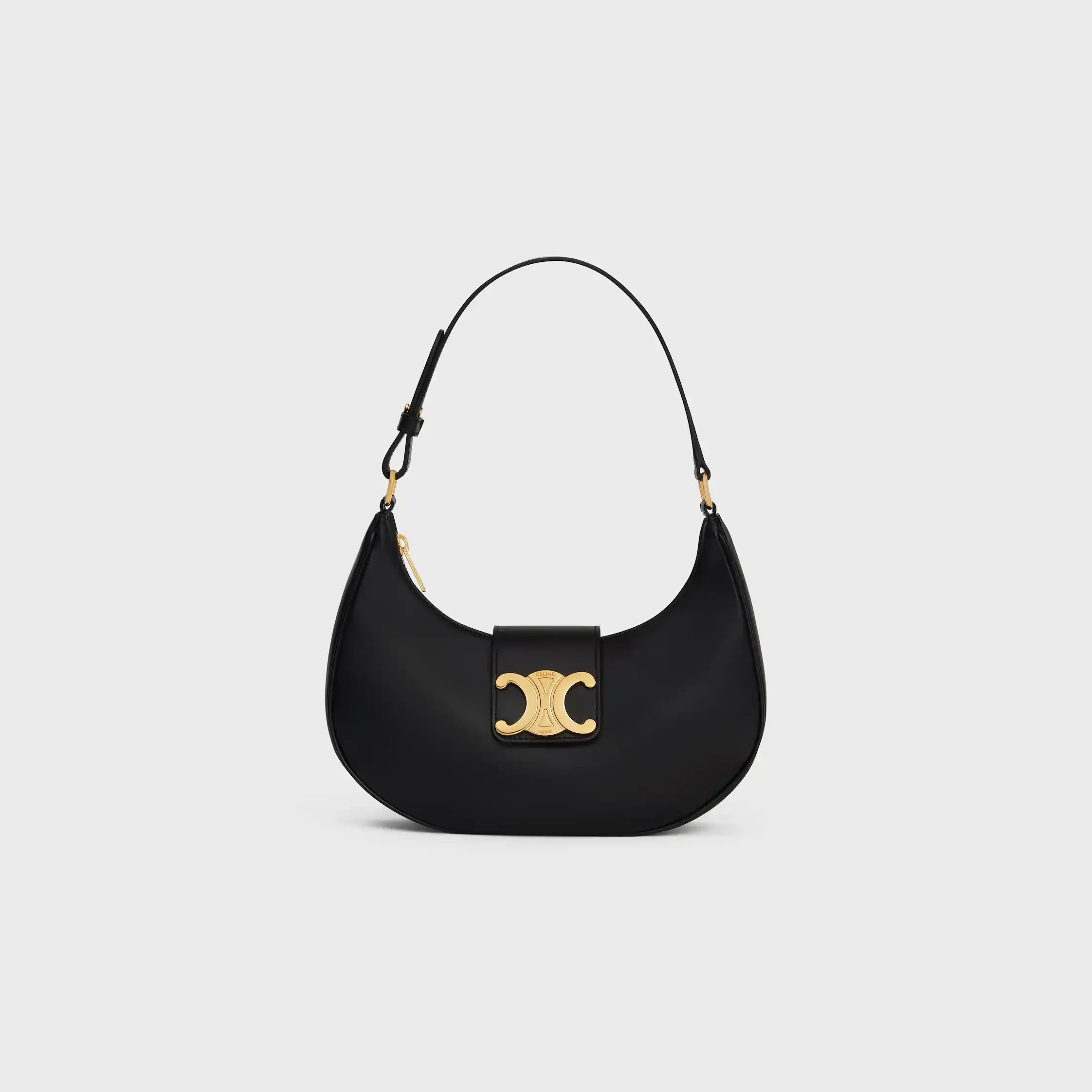 BOLSO MEDIUM AVA TRIOMPHE EN CUERO DE VACUNO LISO