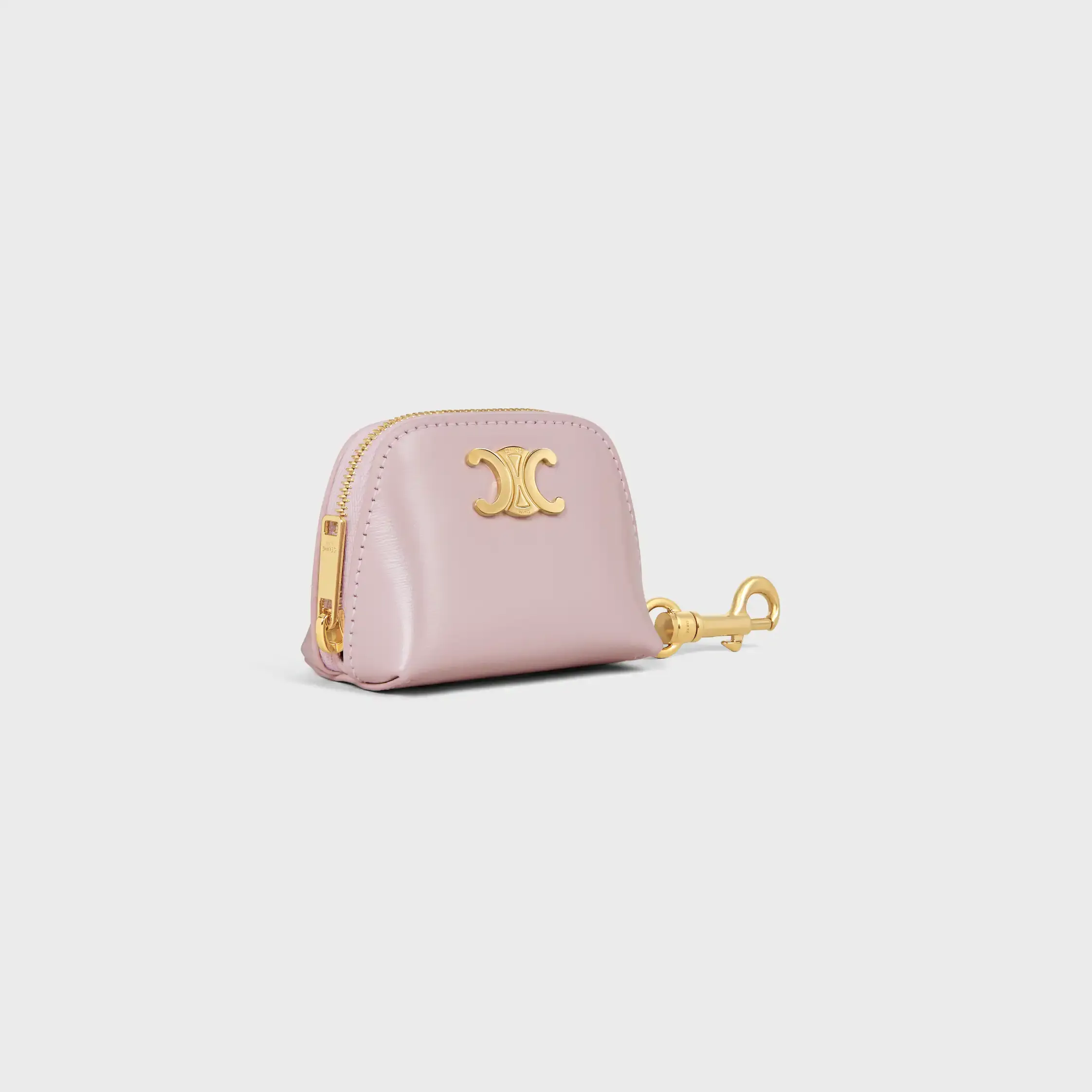 MICRO TRIOMPHE CHARM EN CUERO DE TERNERA BRILLO