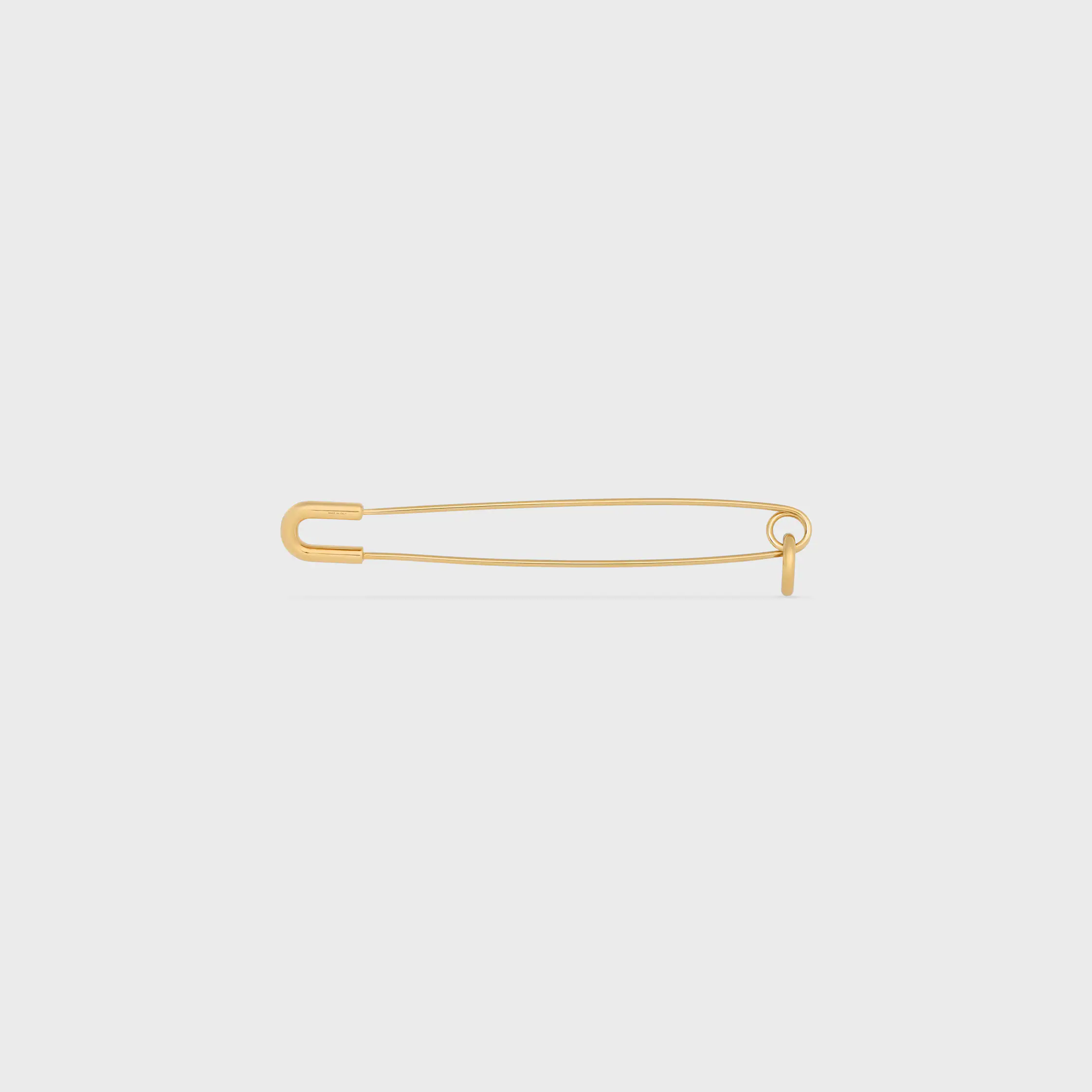 CHARMS BROCHE DE PINZA DE SEGURIDAD EN LATÓN CON ACABADO EN ORO