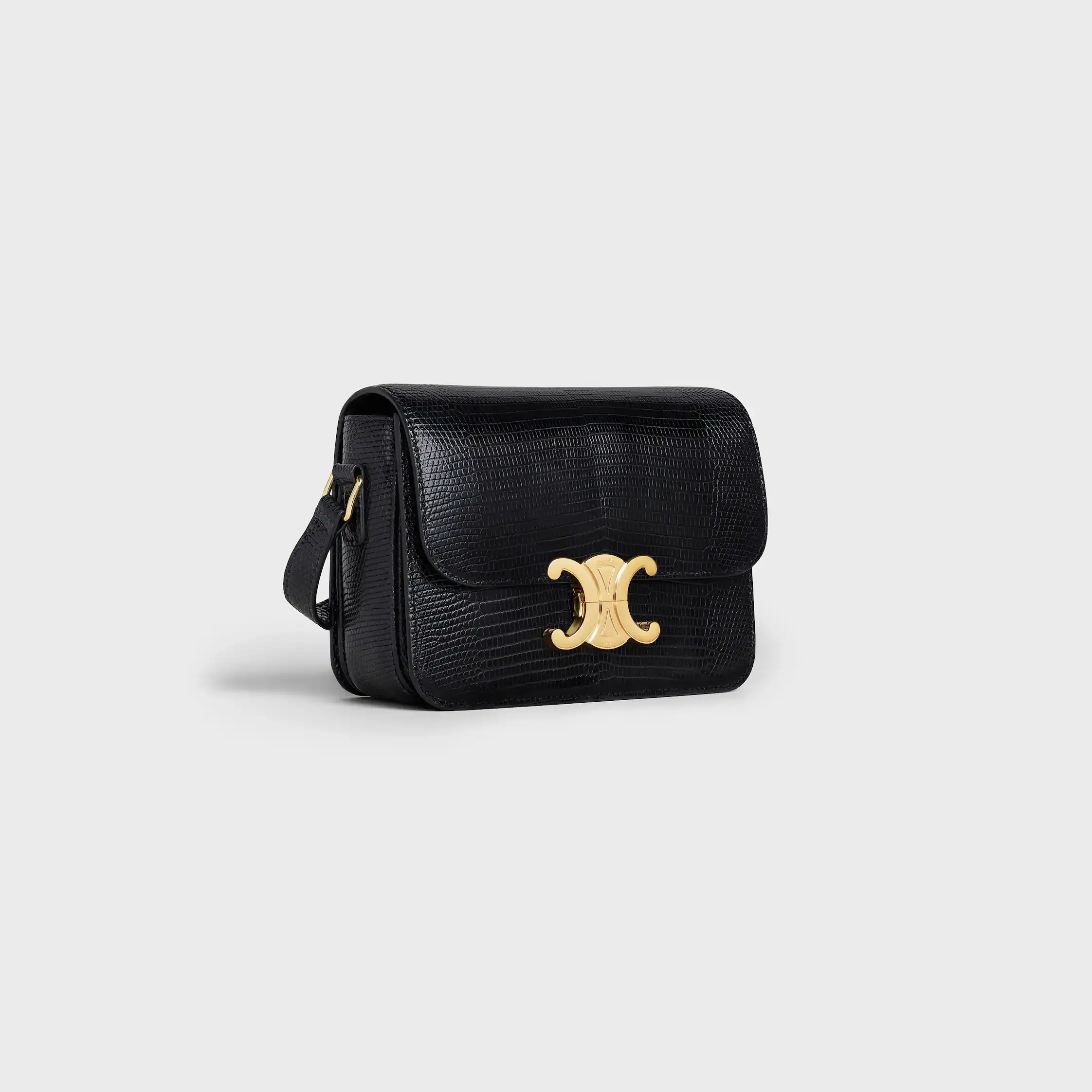 Bolso Teen Triomphe en piel de lagarto