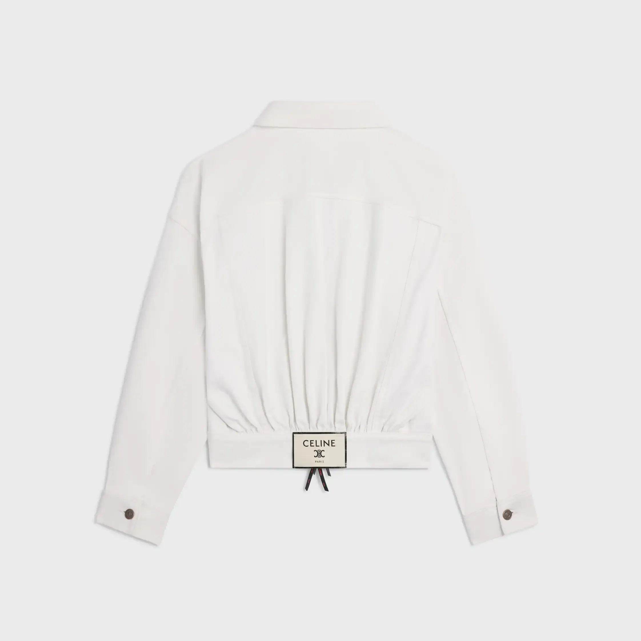 chaqueta tipo trucker en algodón denim