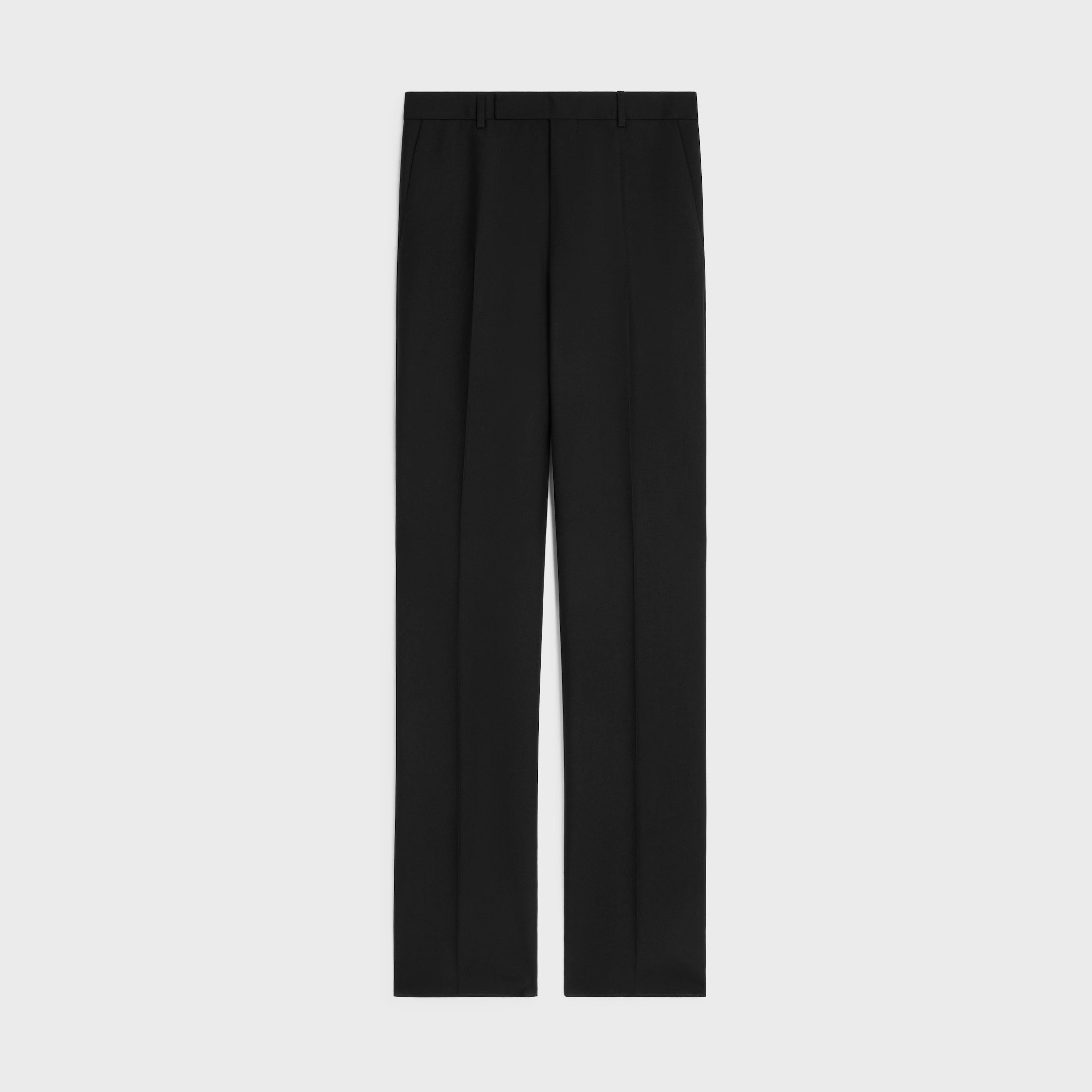 pantalones mods en gabardina de lana